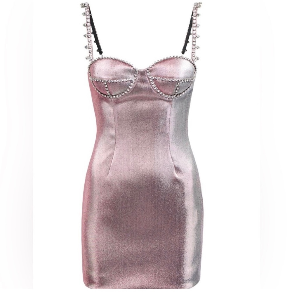 Area Crystal Bustier Dress